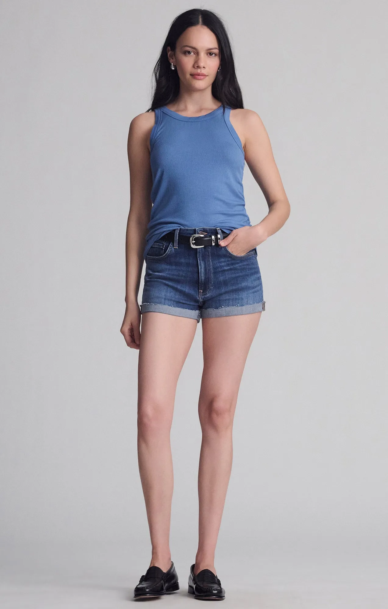 SIMPLE TANK TOP IN BLUE HORIZON sold by Mavi product image thumbnail 2