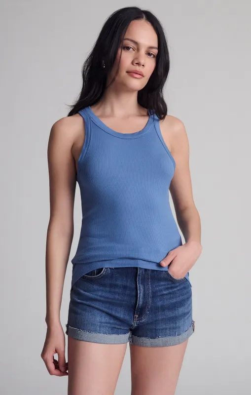 SIMPLE TANK TOP IN BLUE HORIZON sold by Mavi