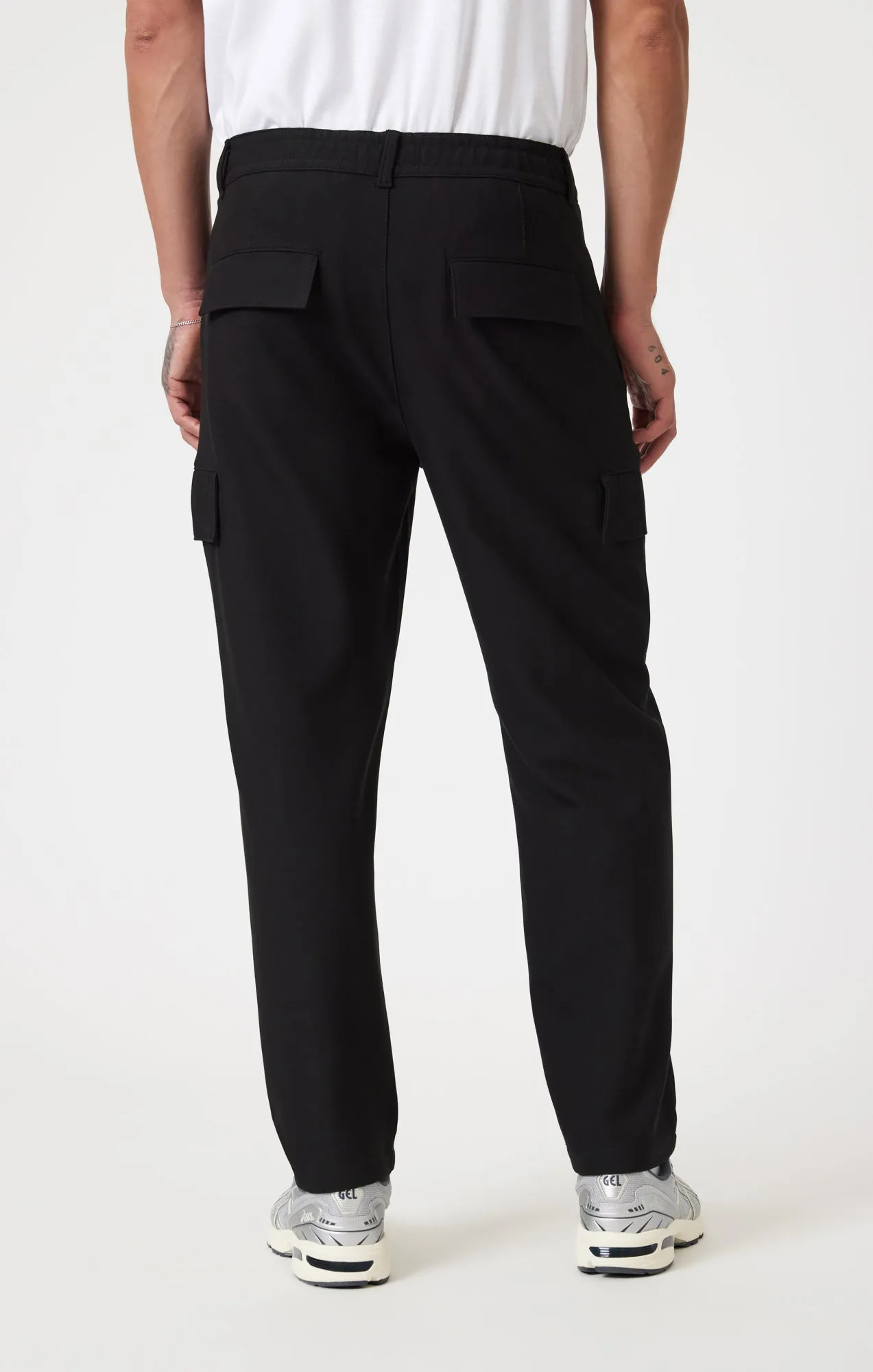 STRAIGHT LEG CARGO PANTS IN JET BLACK sold by Mavi product image thumbnail 5