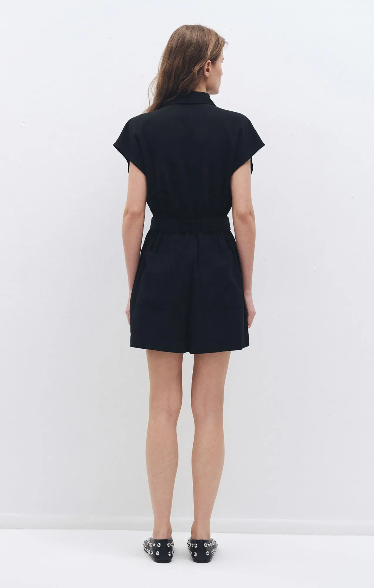 ZIP-UP ROMPER IN BLACK sold by Mavi product image thumbnail 3
