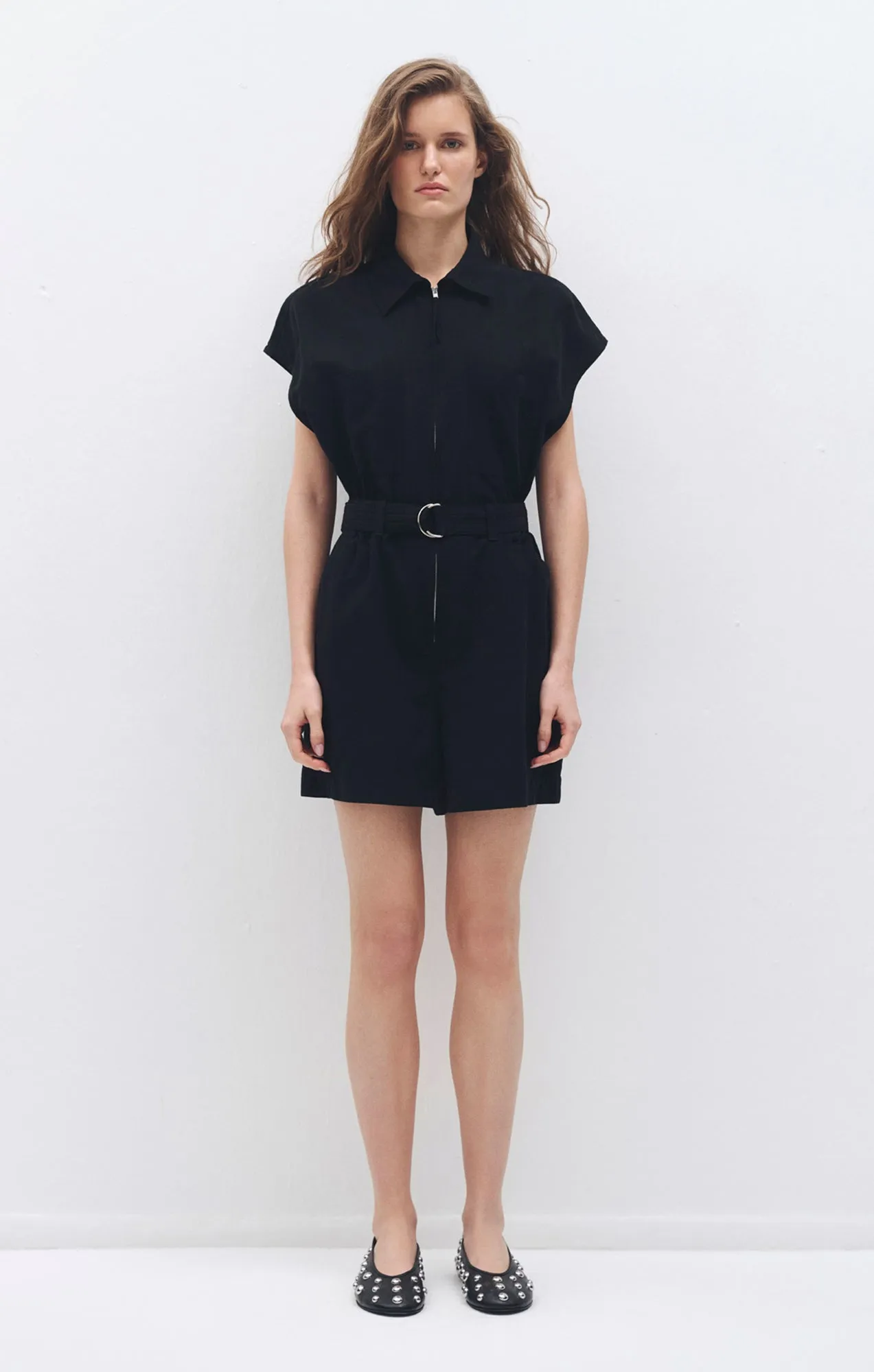 ZIP-UP ROMPER IN BLACK sold by Mavi product image thumbnail 2
