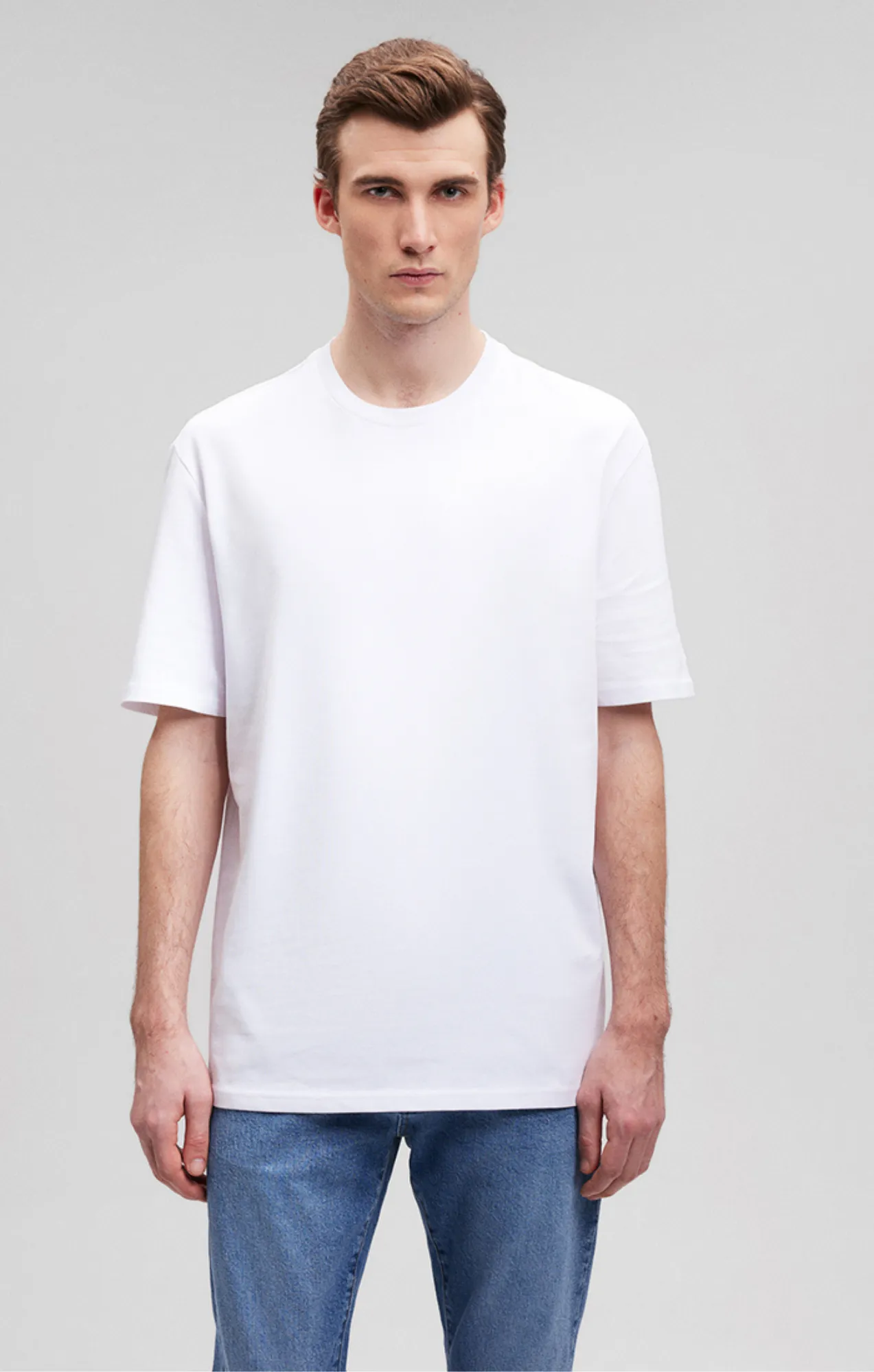 HEAVY WEIGHT T-SHIRT IN WHITE sold by Mavi product image thumbnail 3