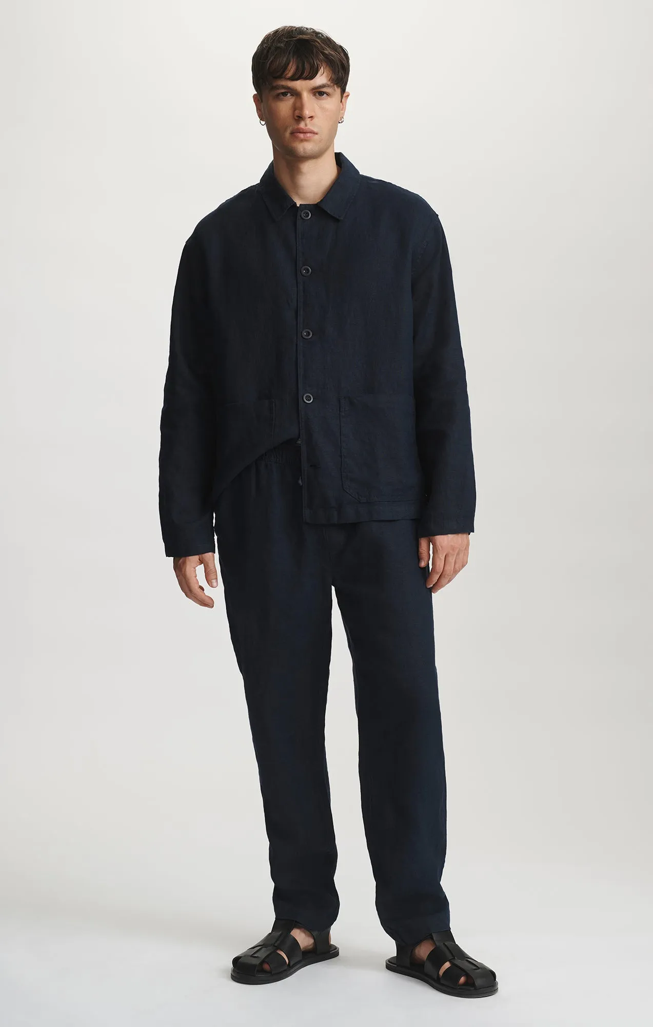 DRAWSTRING PANTS IN DARK SAPPHIRE sold by Mavi