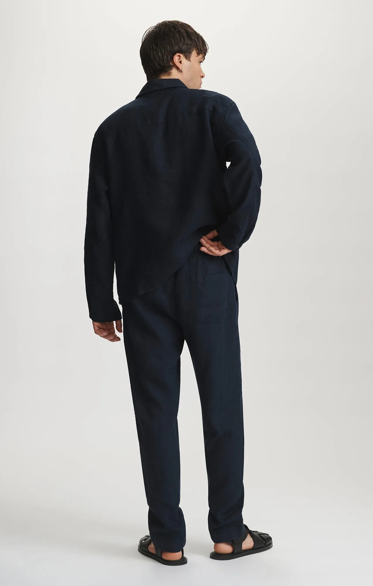 DRAWSTRING PANTS IN DARK SAPPHIRE sold by Mavi product image thumbnail 2