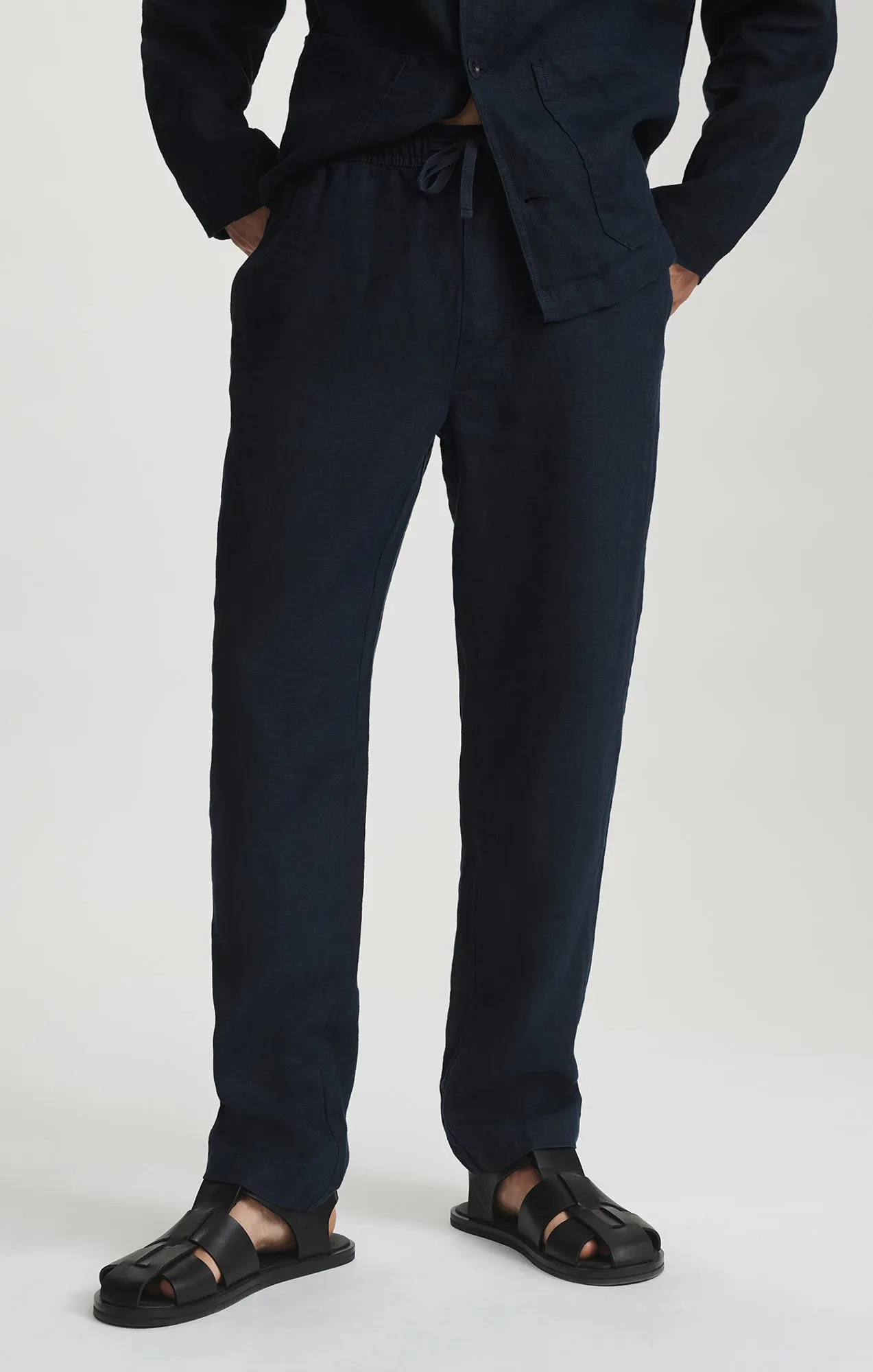 DRAWSTRING PANTS IN DARK SAPPHIRE sold by Mavi product image thumbnail 3