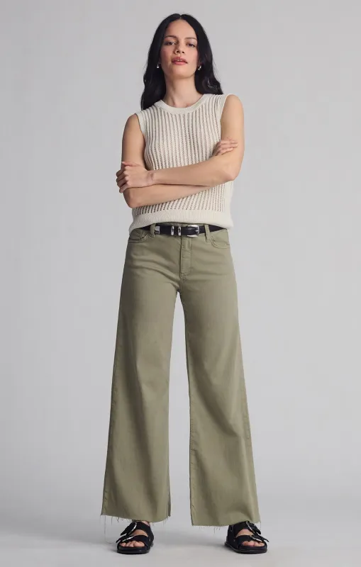 PALOMA WIDE LEG IN GREEN FLEX BLUE sold by Mavi