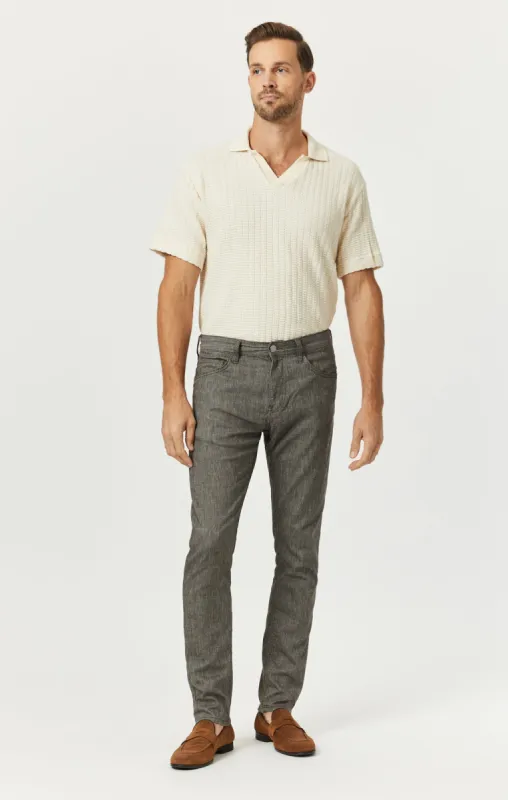 JAKE SLIM LEG IN GREEN LINEN sold by Mavi
