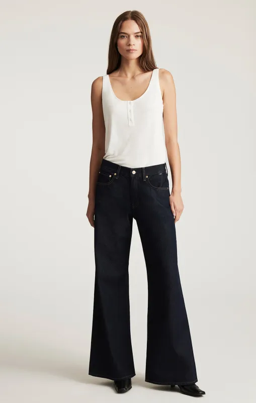 SANDY WIDE LEG IN RINSE CLASSIC DENIM sold by Mavi