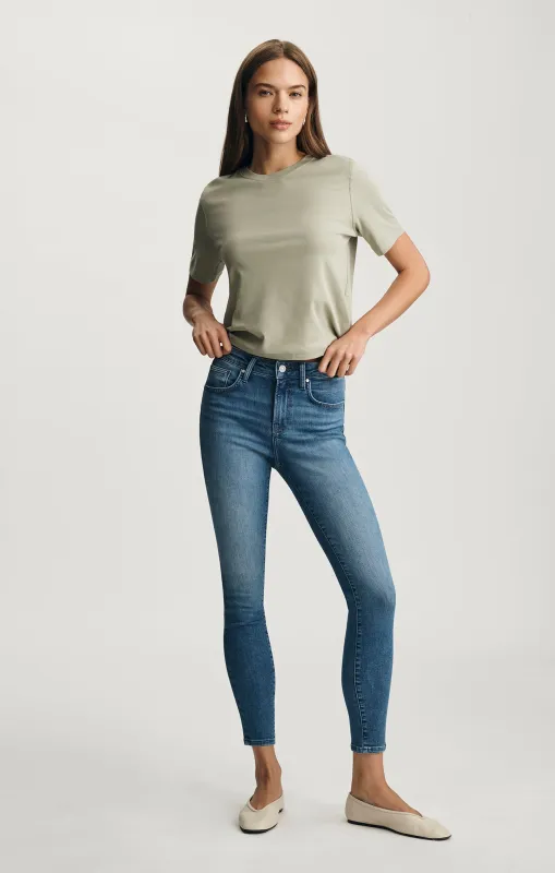 TESS SKINNY IN MID BRUSHED FLEX BLUE sold by Mavi