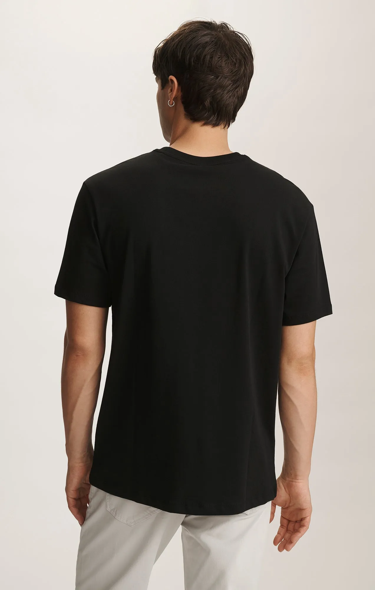 BASIC SHORT SLEEVE T-SHIRT IN BLACK sold by Mavi product image thumbnail 2