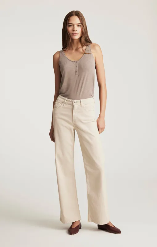 ALENA WIDE LEG IN CHAMPAGNE FLEX BLUE sold by Mavi