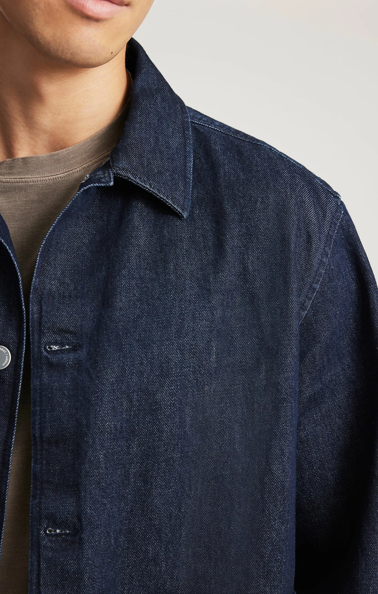 EDITION DOUBLE POCKET OVERSHIRT IN DARK INDIGO sold by Mavi product image thumbnail 5
