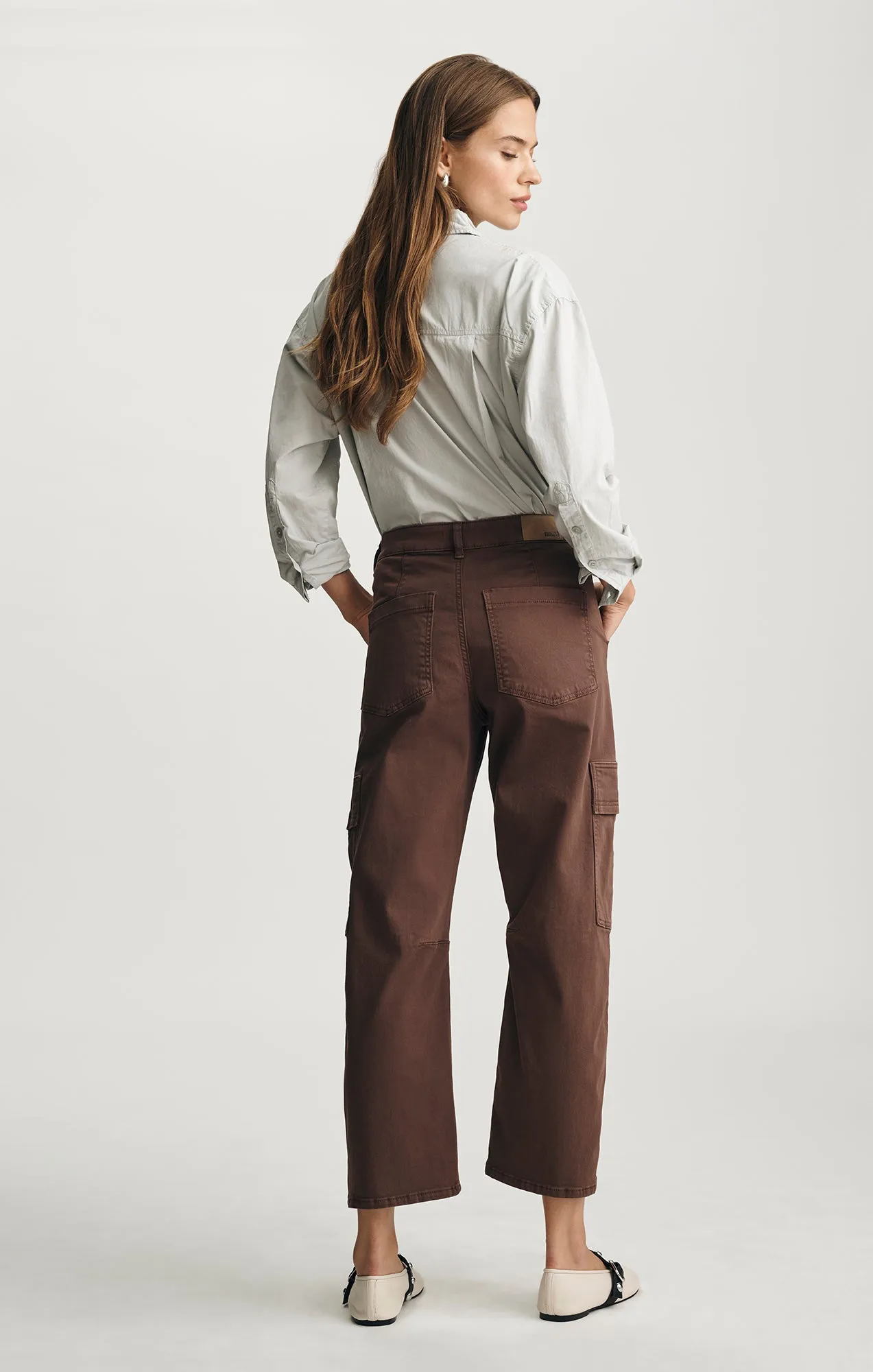 VINNIE BARREL CARGO IN BROWN CASUAL TWILL sold by Mavi product image thumbnail 3