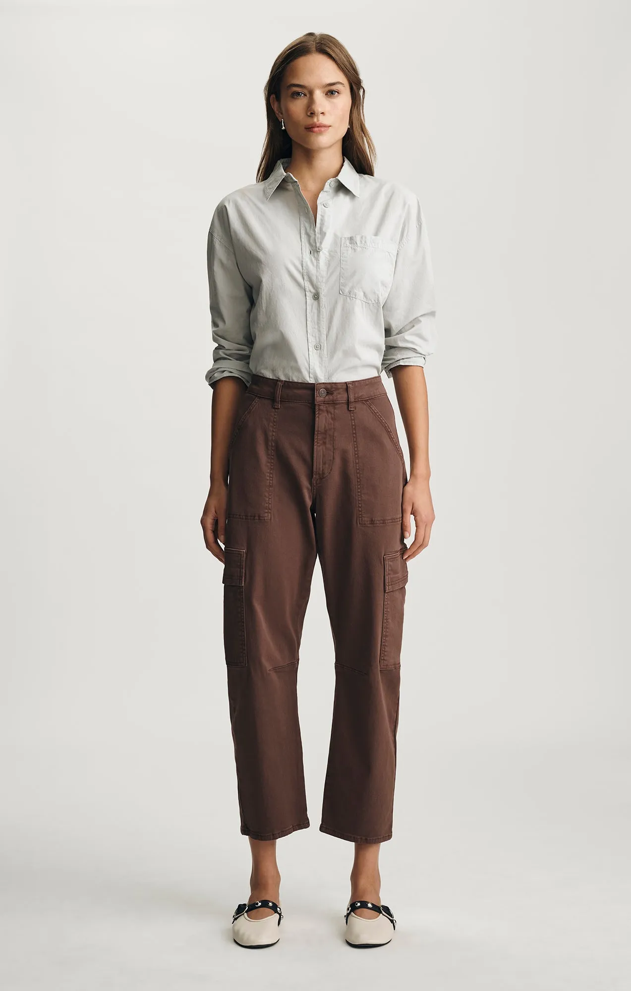 VINNIE BARREL CARGO IN BROWN CASUAL TWILL sold by Mavi product image thumbnail 4