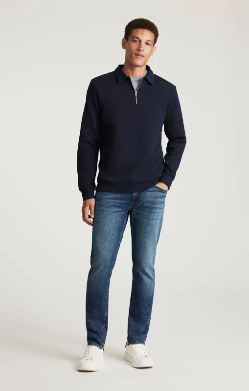 MARCUS SLIM STRAIGHT LEG IN MID CLASSIC BLUE sold by Mavi