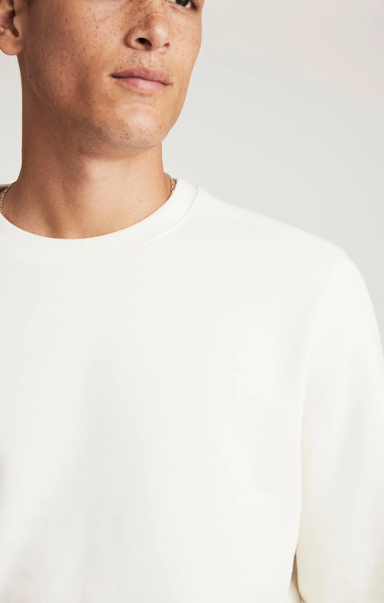 CREW NECK SWEATSHIRT IN ANTIQUE WHITE sold by Mavi product image thumbnail 4