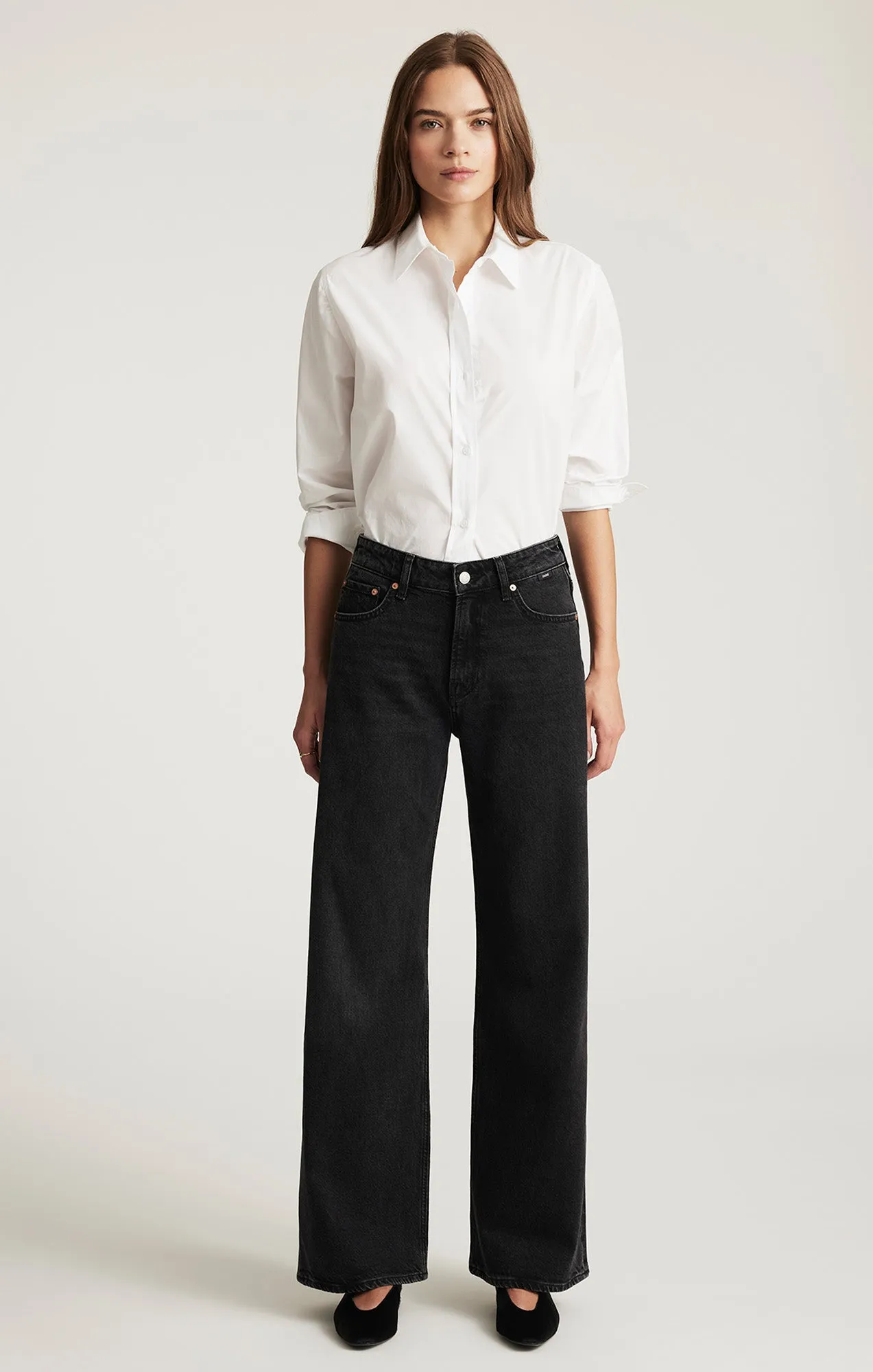 FLORIDA WIDE LEG IN DARK SMOKE CLASSIC BLUE sold by Mavi product image thumbnail 4