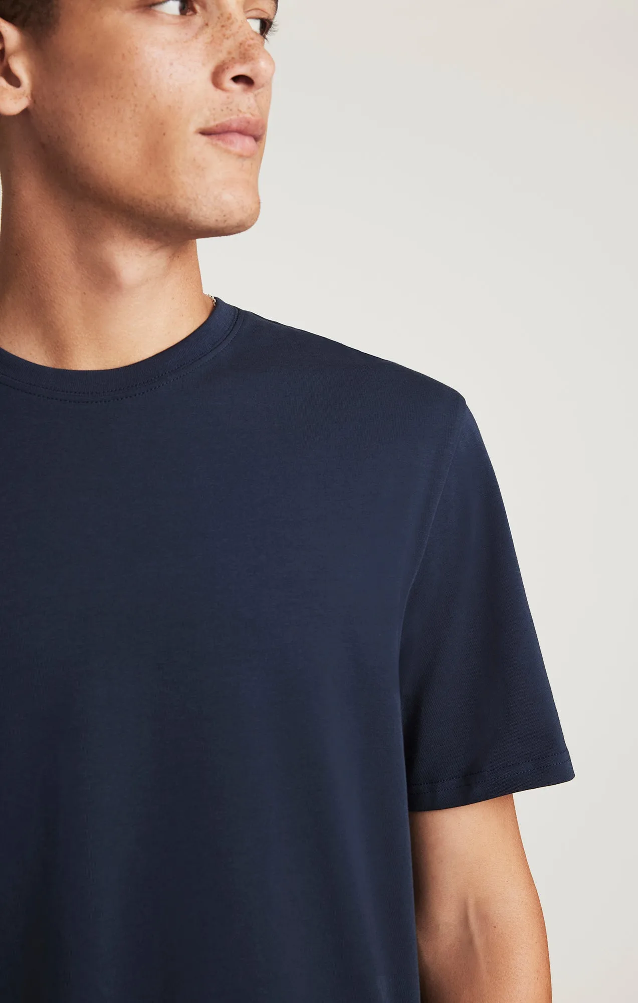 CREW NECK T-SHIRT IN TOTAL ECLIPSE sold by Mavi product image thumbnail 4