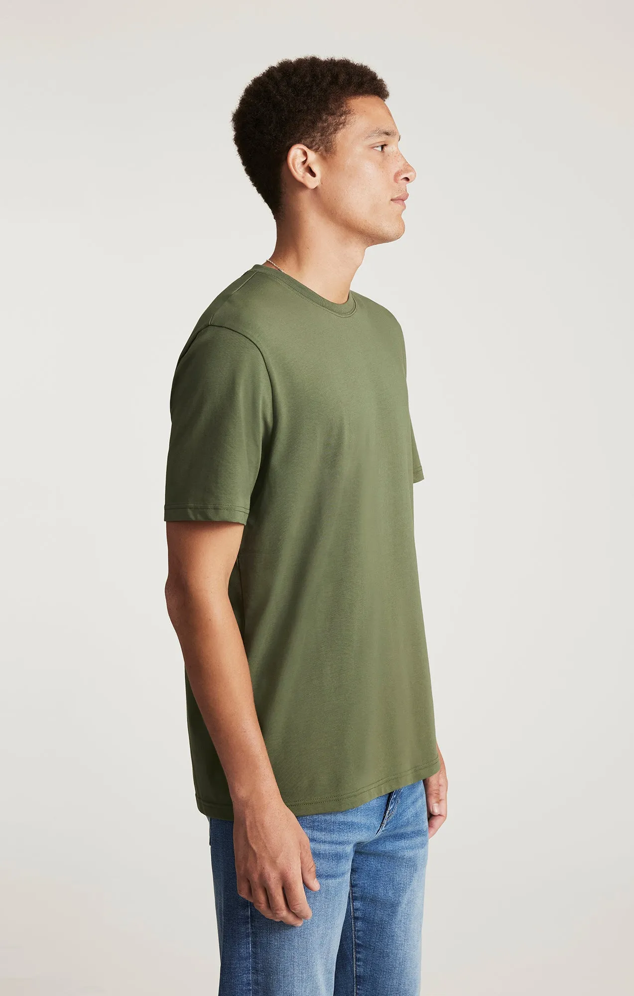 CREW NECK T-SHIRT IN THYME sold by Mavi product image thumbnail 2