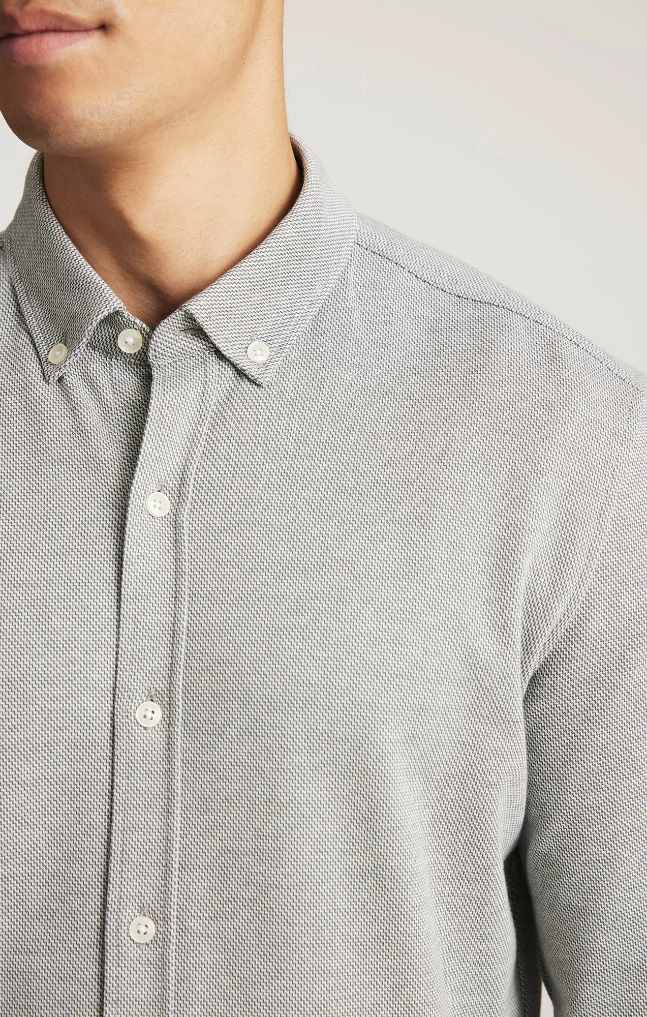 LONG SLEEVE BUTTON-DOWN SHIRT IN URBAN CHIC sold by Mavi product image thumbnail 5