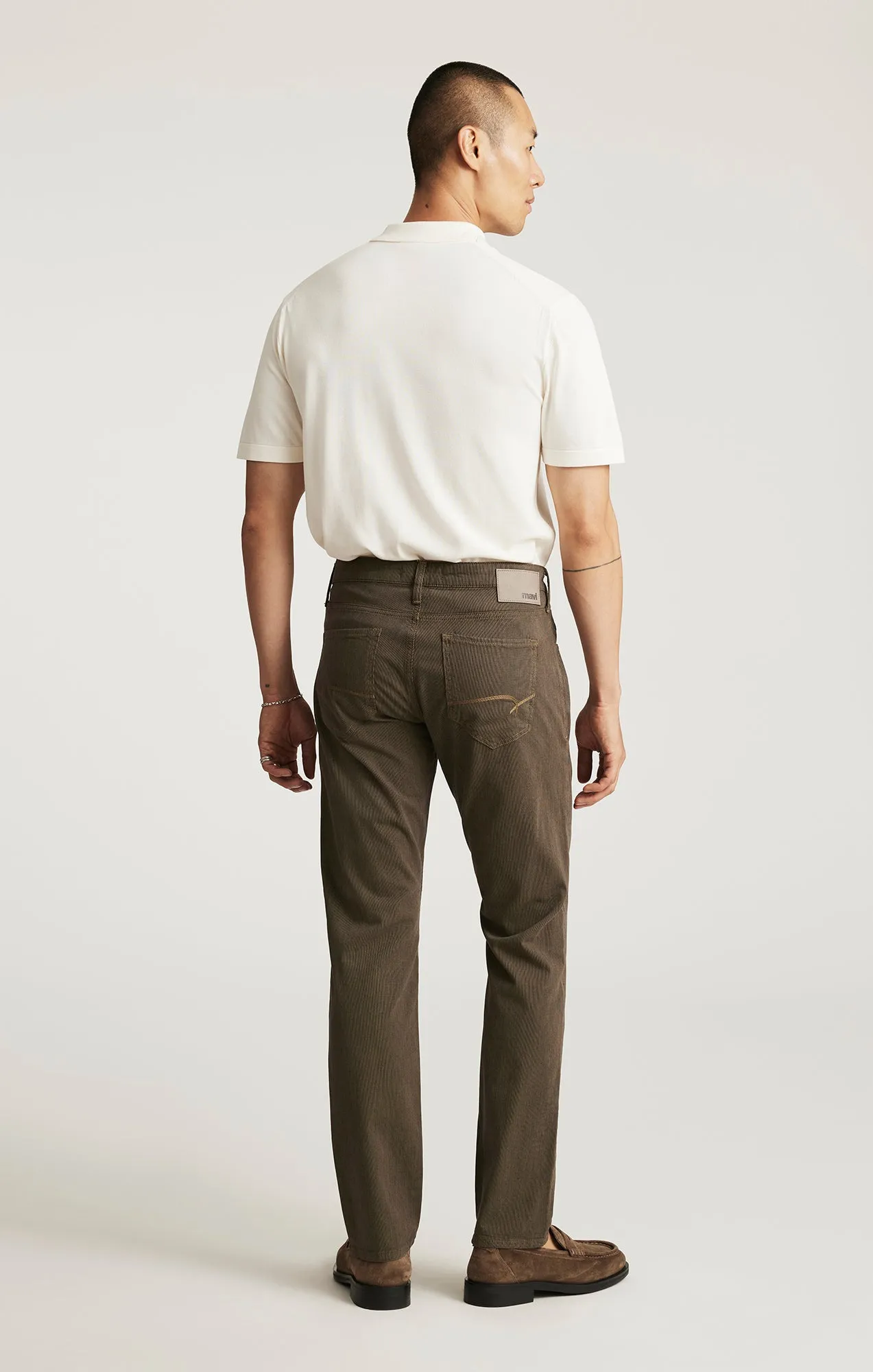 JAKE SLIM LEG IN KHAKI STRIPE sold by Mavi product image thumbnail 4
