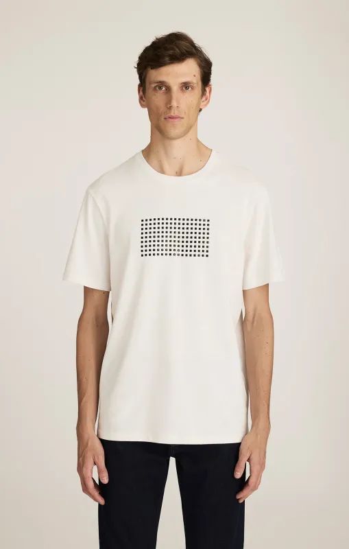 MAVI LOGO T-SHIRT IN ANTIQUE WHITE sold by Mavi