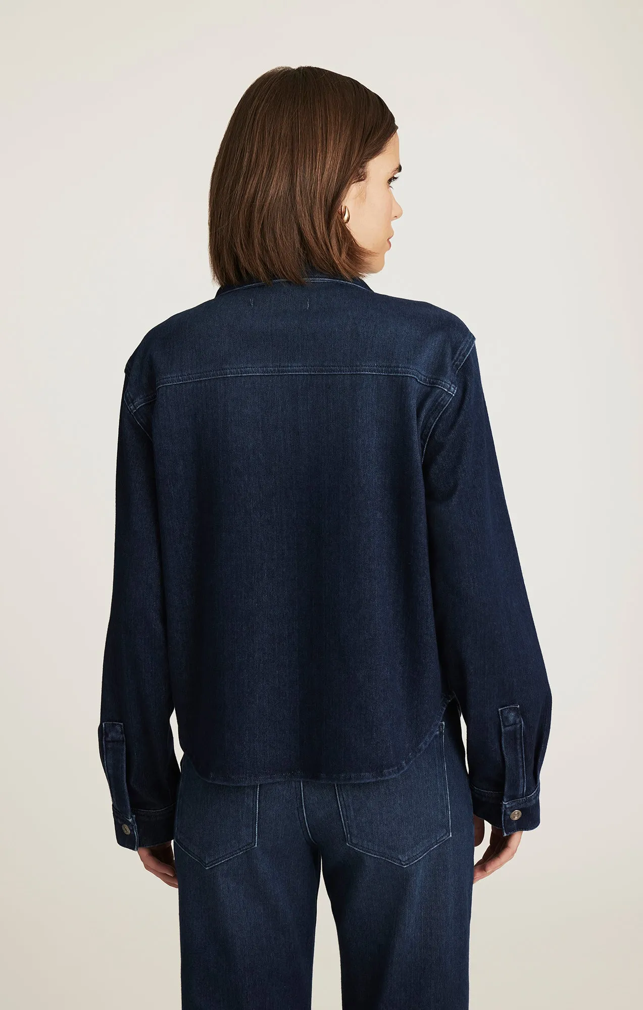 TIA DENIM SHIRT IN DARK BLUE MOVE sold by Mavi product image thumbnail 2