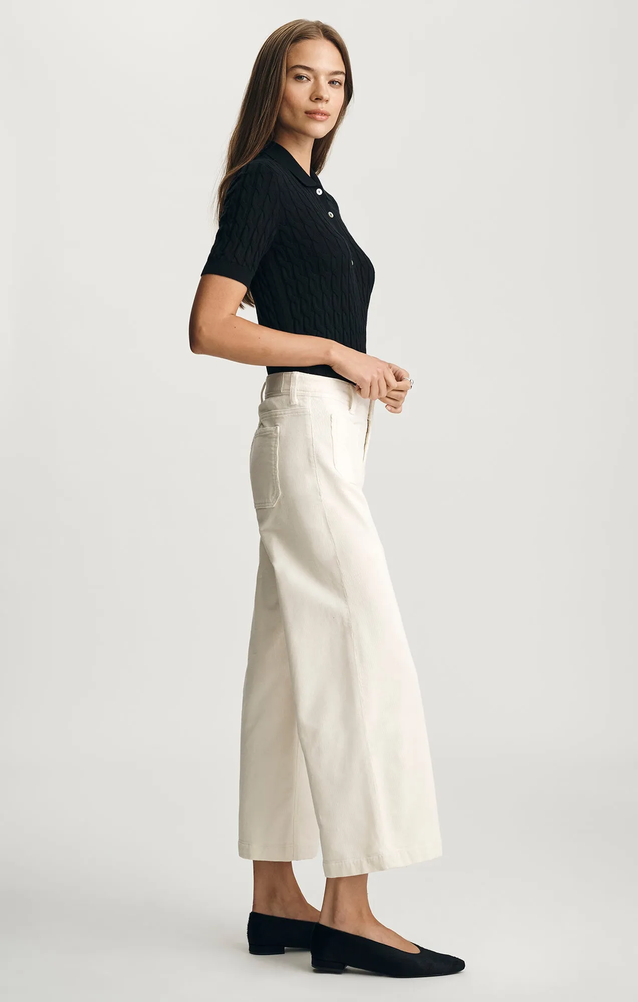 PALOMA MARINE WIDE LEG IN WHITE CORD sold by Mavi product image thumbnail 2