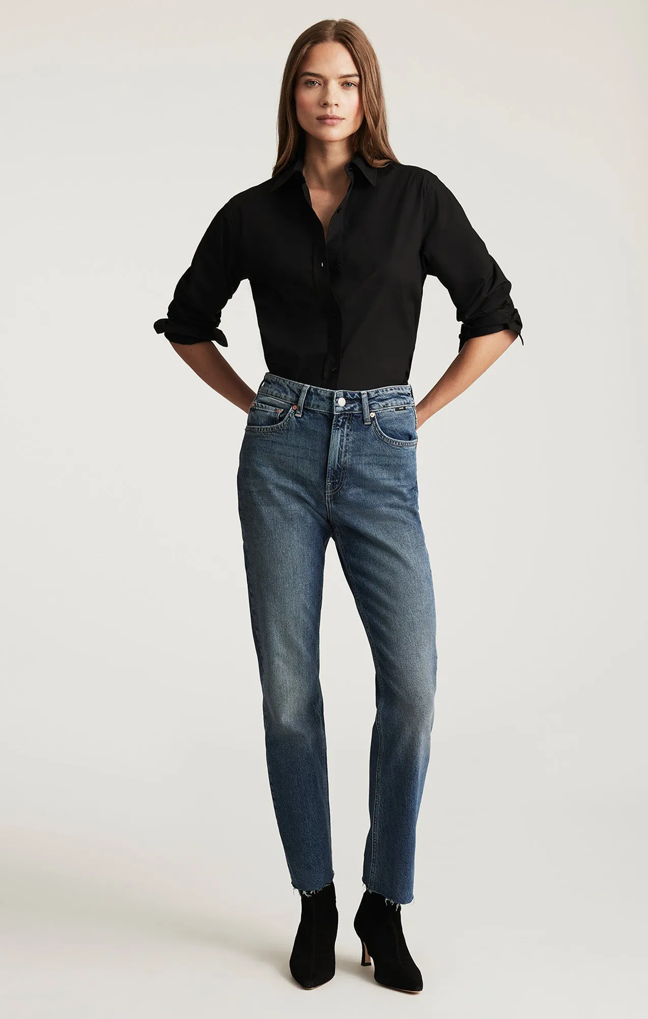 NEW YORK STRAIGHT LEG IN DEEP USED CLASSIC BLUE sold by Mavi