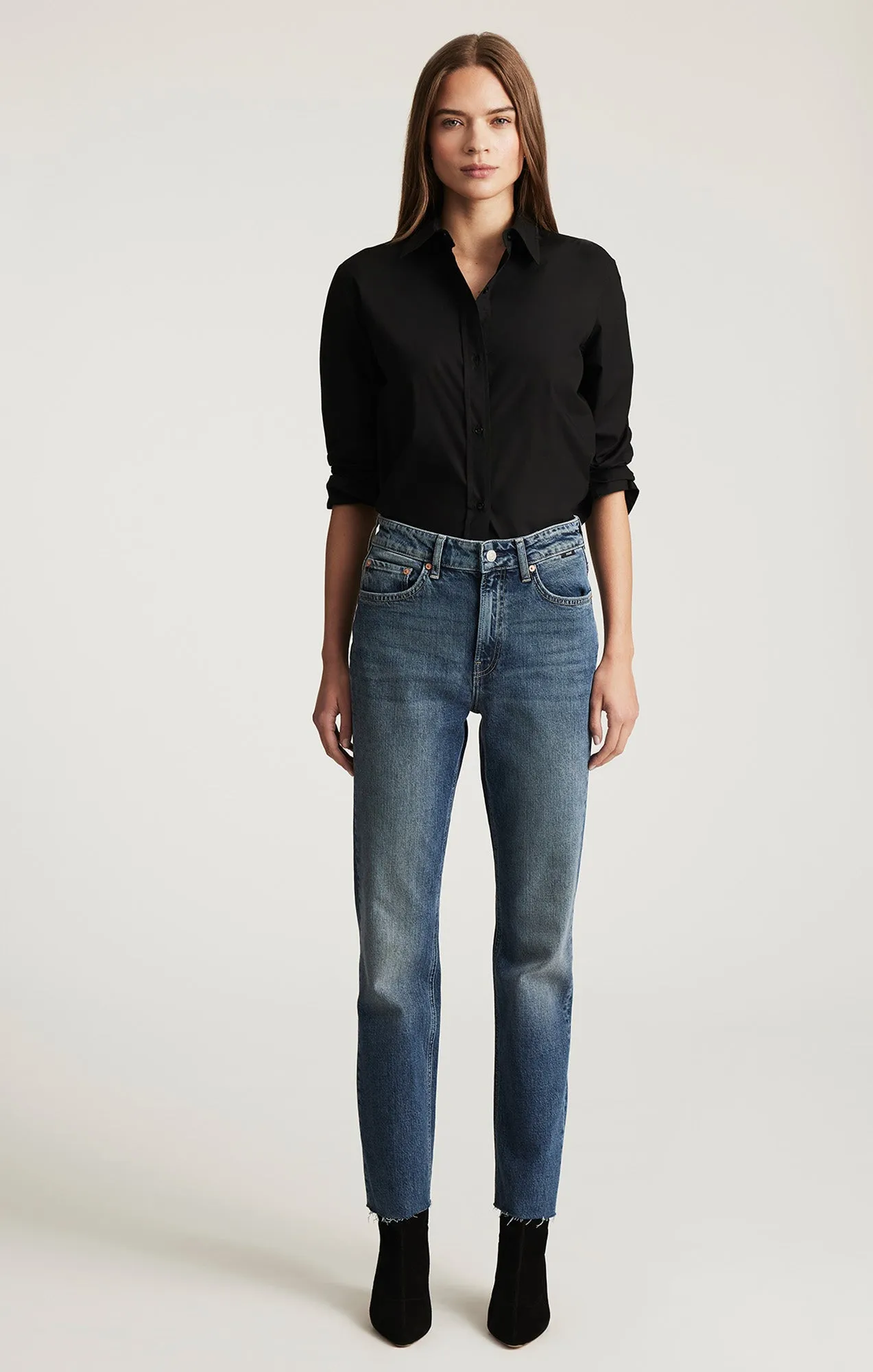 NEW YORK STRAIGHT LEG IN DEEP USED CLASSIC BLUE sold by Mavi product image thumbnail 4