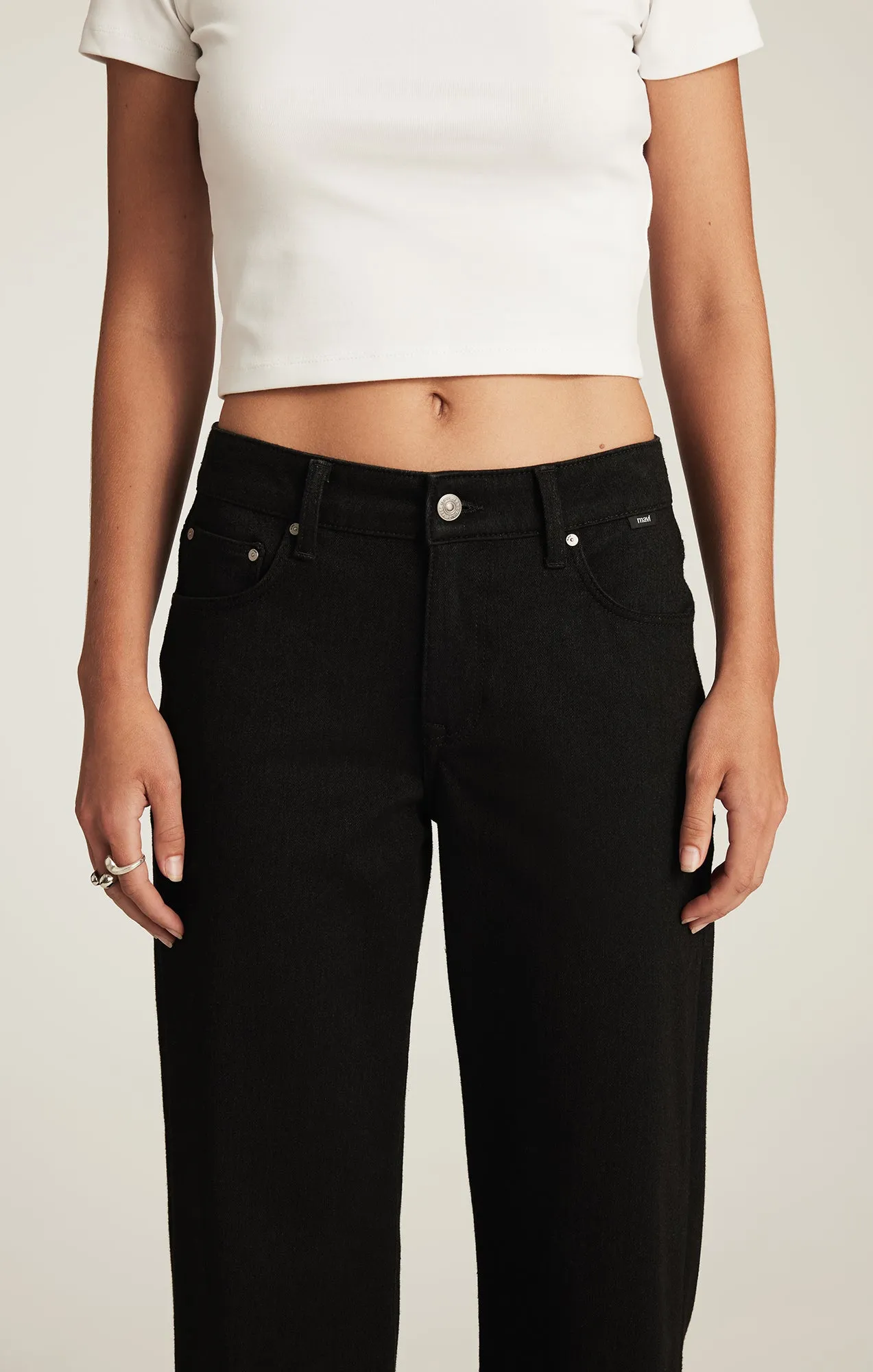 SABRINA WIDE LEG IN BLACK MOVE sold by Mavi product image thumbnail 5