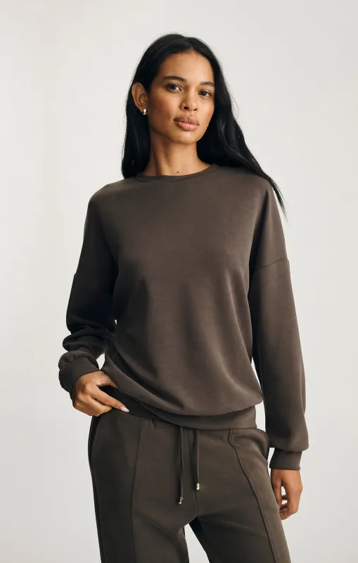 LUXE TOUCH TENCEL™ SWEATSHIRT IN DELICIOSO sold by Mavi