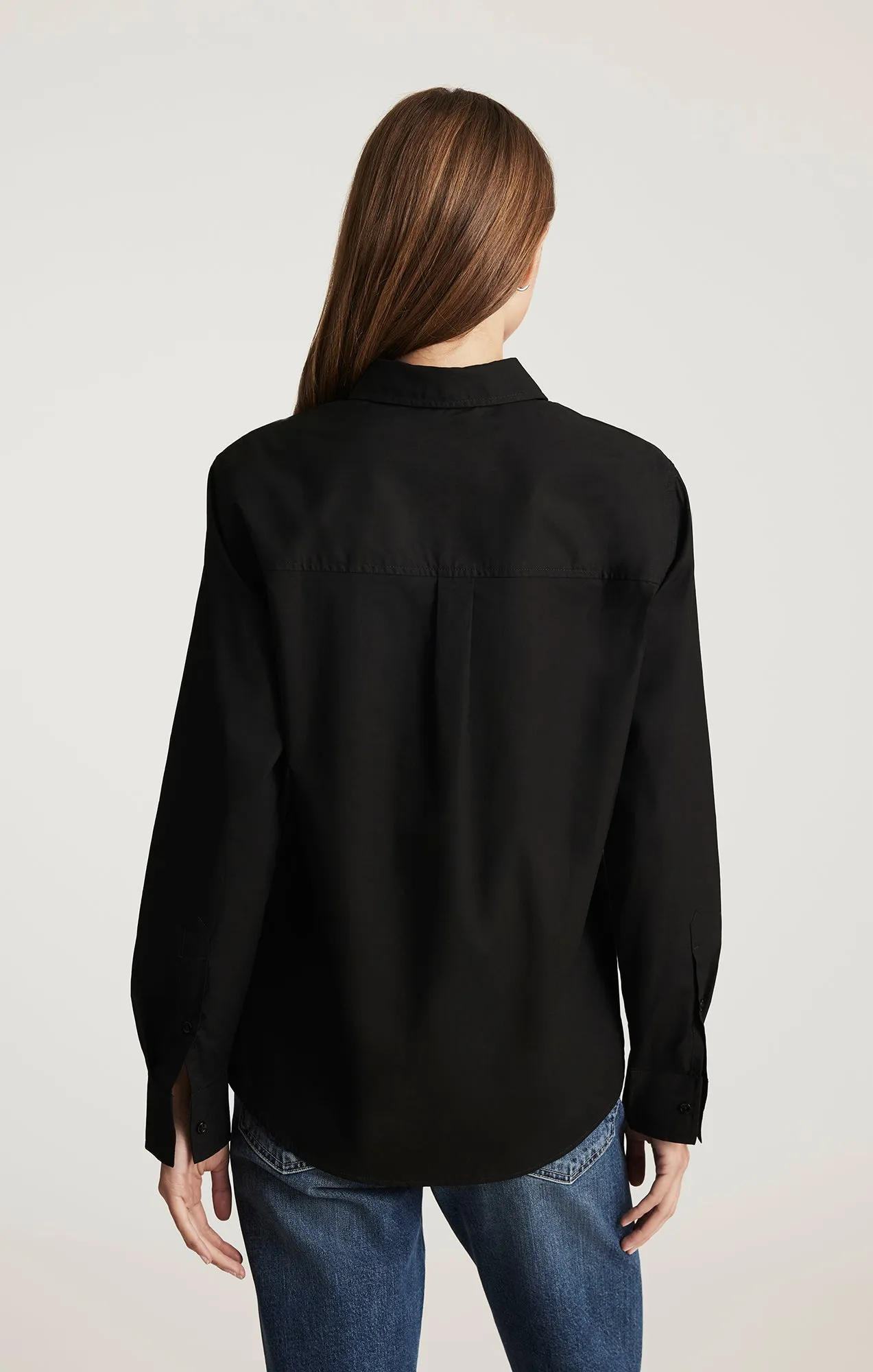 LONG SLEEVE BUTTON-UP SHIRT IN BLACK sold by Mavi product image thumbnail 2