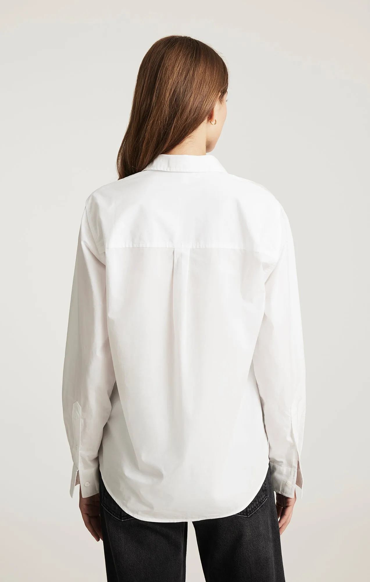 LONG SLEEVE BUTTON-UP SHIRT IN WHITE sold by Mavi product image thumbnail 4