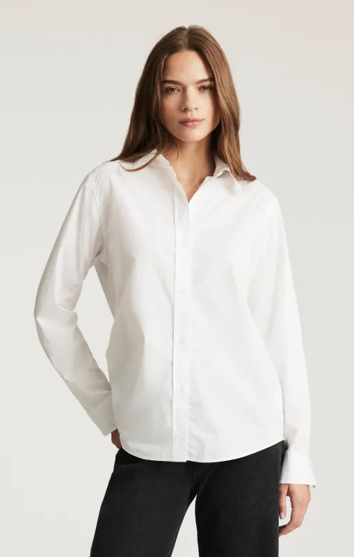 LONG SLEEVE BUTTON-UP SHIRT IN WHITE sold by Mavi