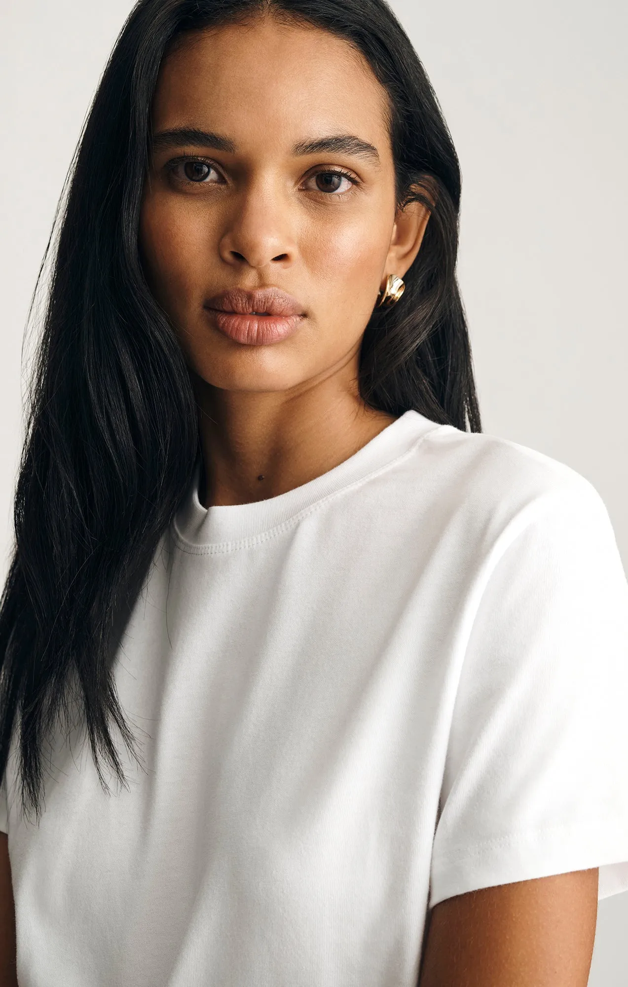 CREW NECK T-SHIRT IN WHITE sold by Mavi product image thumbnail 3