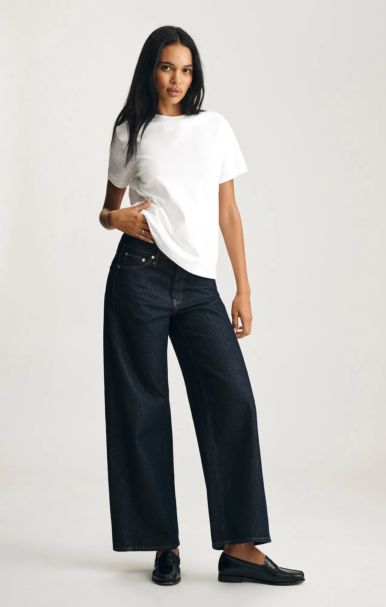 CREW NECK T-SHIRT IN WHITE sold by Mavi product image thumbnail 4