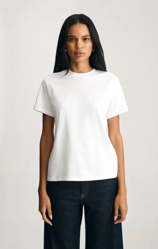 CREW NECK T-SHIRT IN WHITE sold by Mavi