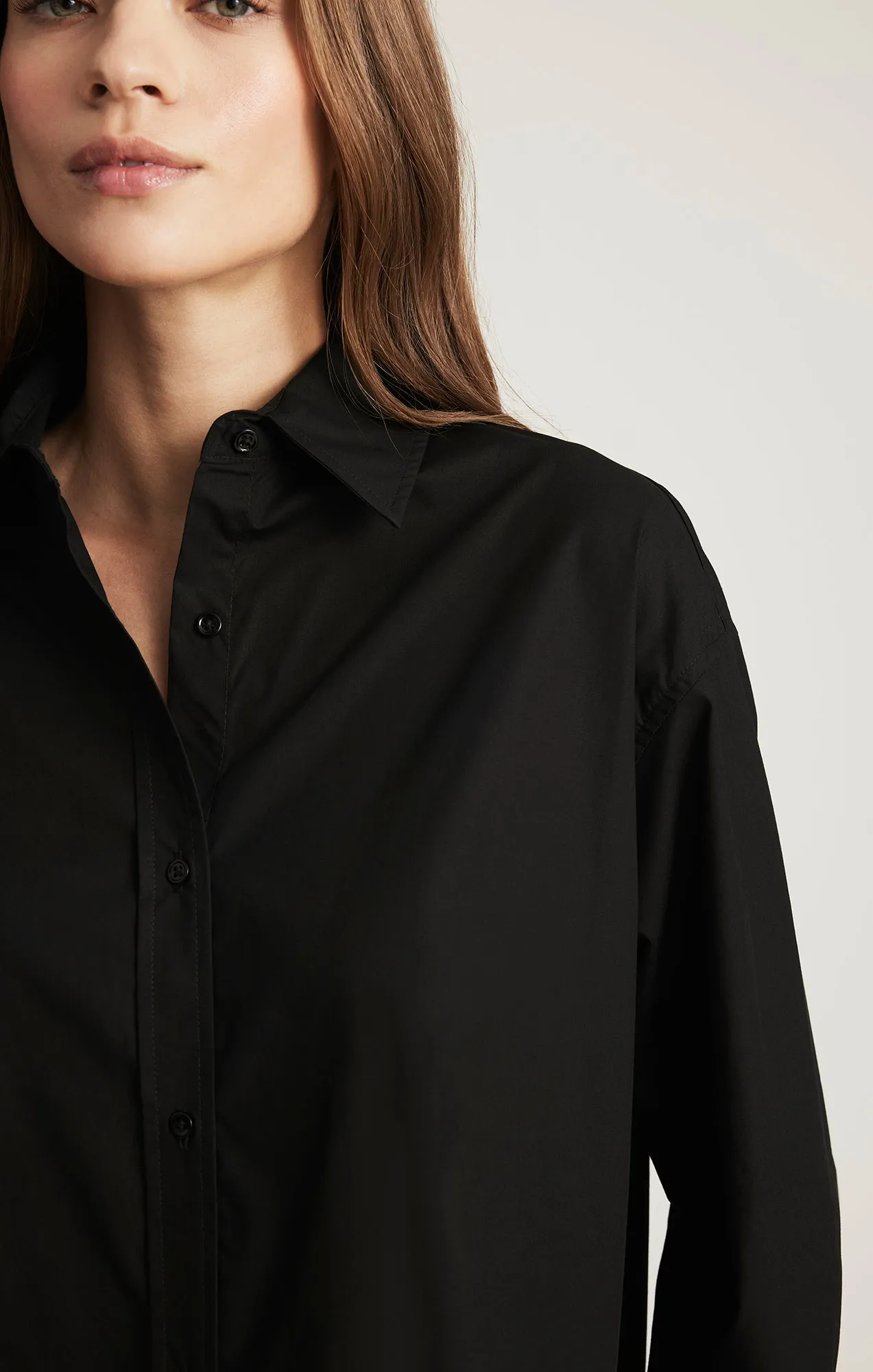 LONG SLEEVE BUTTON-UP SHIRT IN BLACK sold by Mavi product image thumbnail 2
