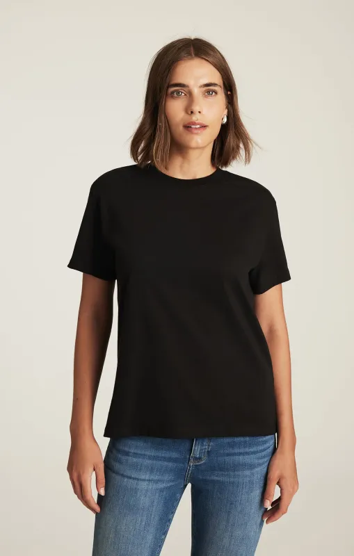 CREW NECK T-SHIRT IN BLACK sold by Mavi