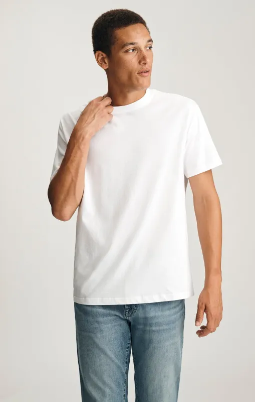 BASIC SHORT SLEEVE T-SHIRT IN WHITE sold by Mavi