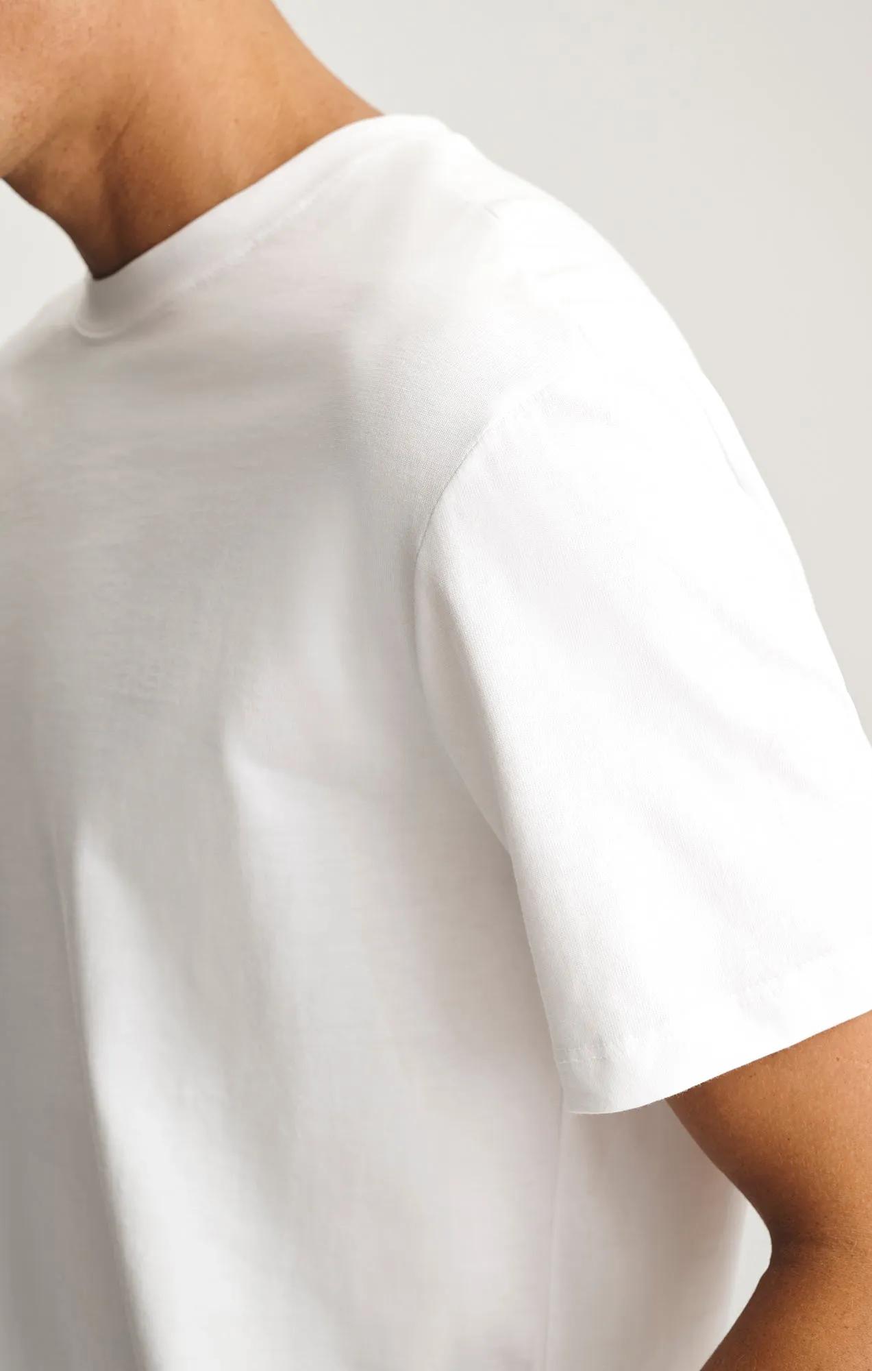BASIC SHORT SLEEVE T-SHIRT IN WHITE sold by Mavi product image thumbnail 3