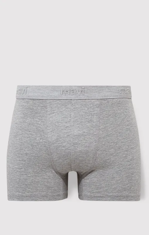 BOXER BRIEFS IN MID GREY MELANGE sold by Mavi