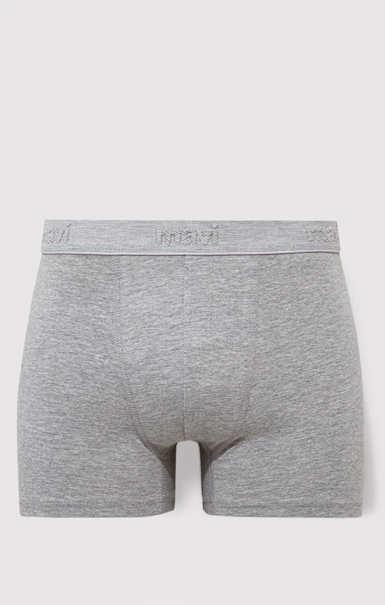 BOXER BRIEFS IN MID GREY MELANGE sold by Mavi