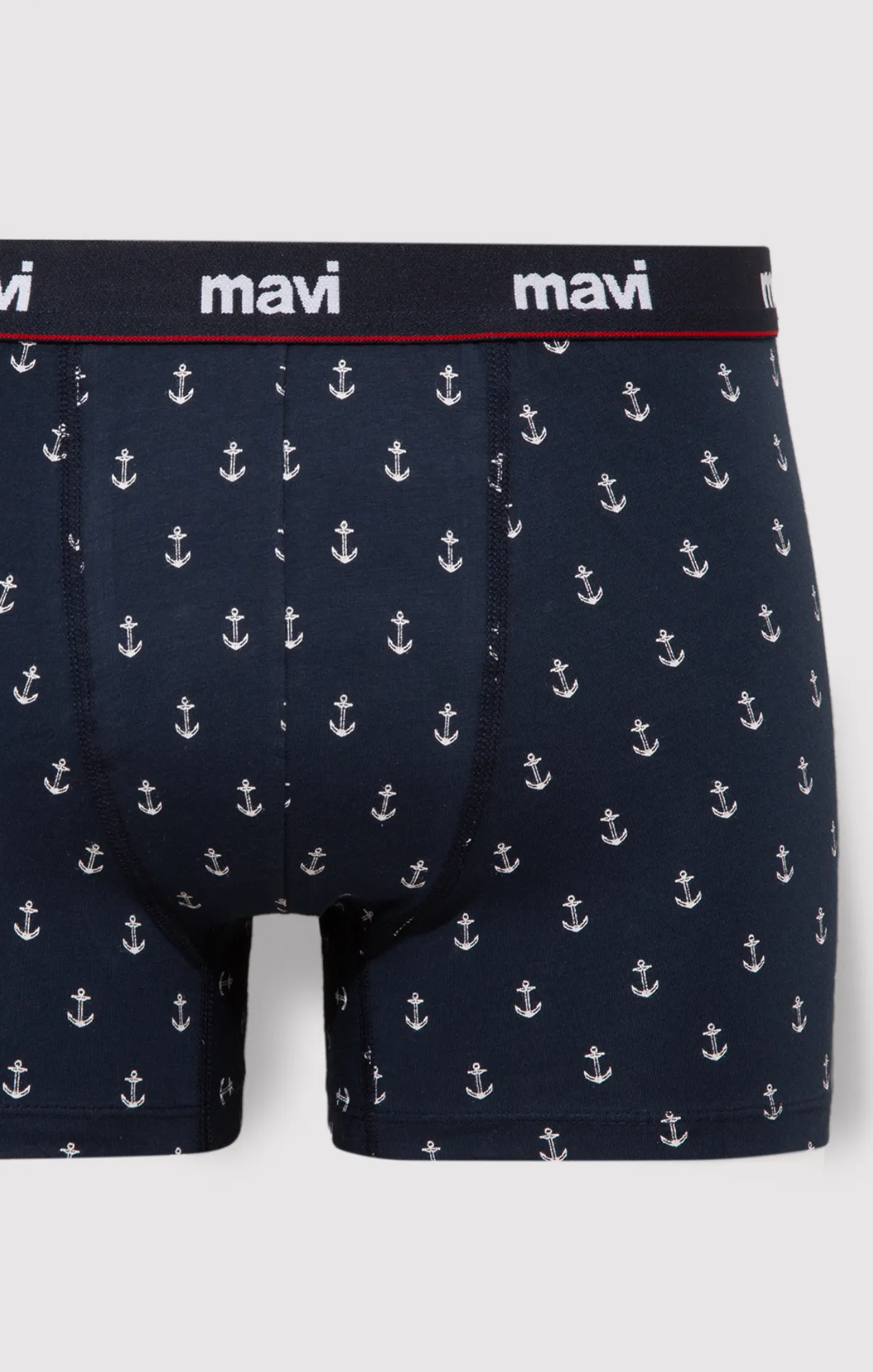 ANCHOR PRINT BOXER BRIEFS IN NAVY sold by Mavi product image thumbnail 2