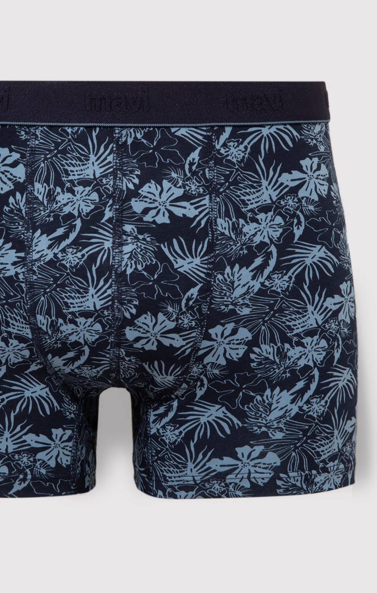 LEAF PRINT BOXER BRIEFS IN NAVY sold by Mavi product image thumbnail 2