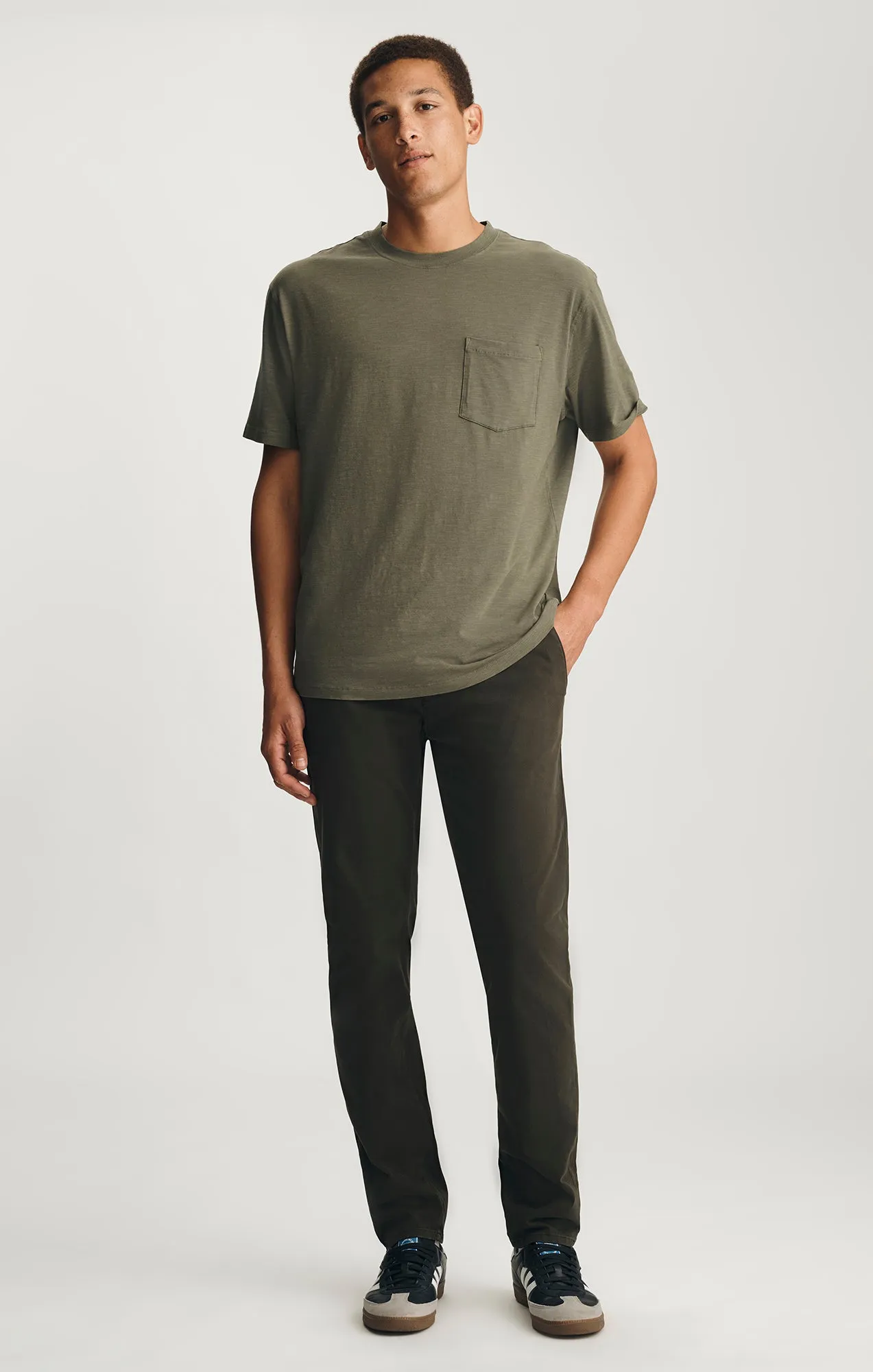 SLUB POCKET T-SHIRT IN GRAPE LEAF sold by Mavi product image thumbnail 4