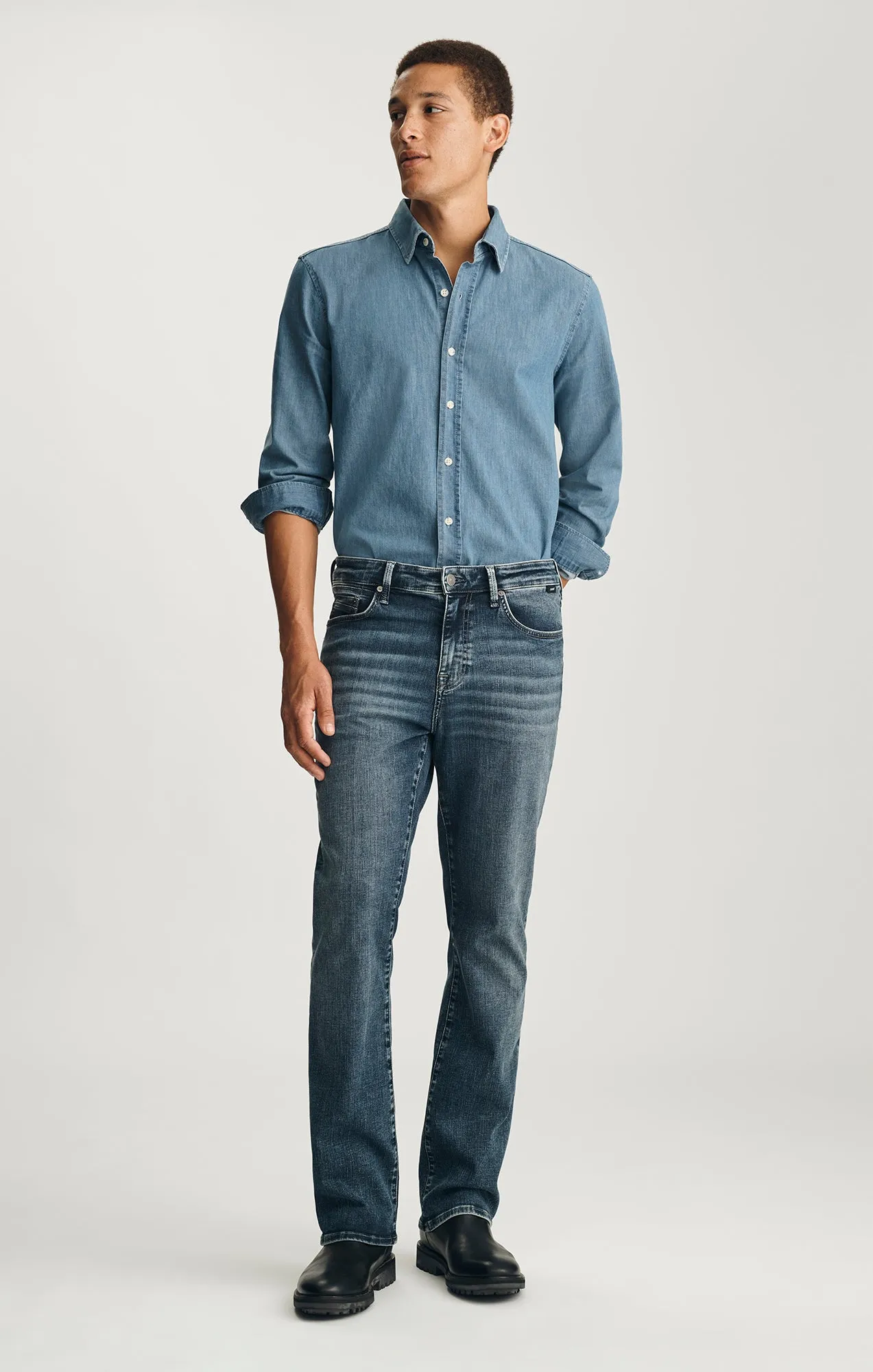 LONG SLEEVE BUTTON-UP SHIRT IN LIGHT BLUE sold by Mavi product image thumbnail 4