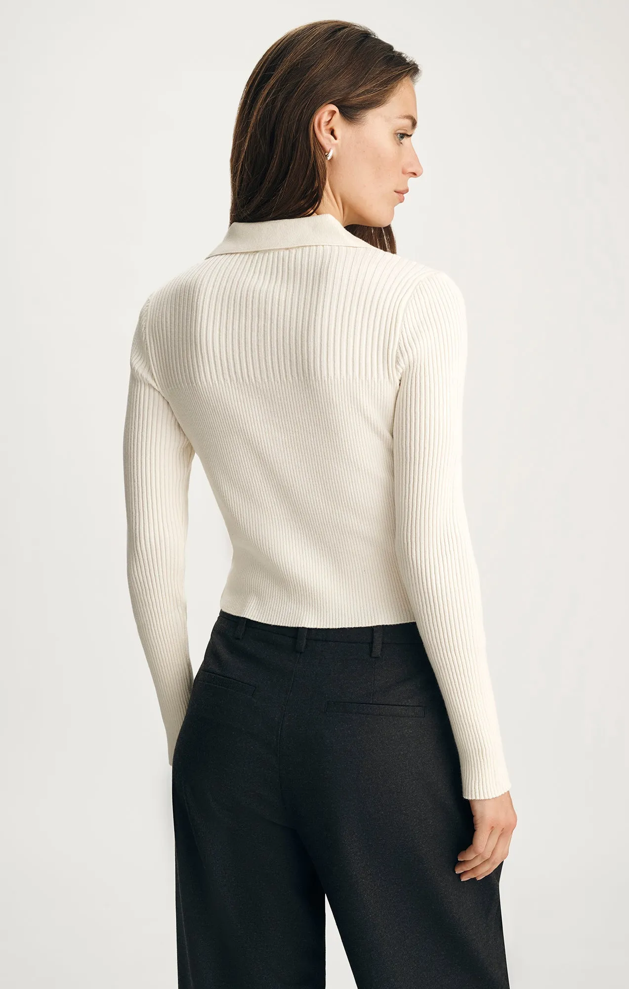 BUTTON-UP CARDIGAN IN COCONUT MILK sold by Mavi product image thumbnail 2