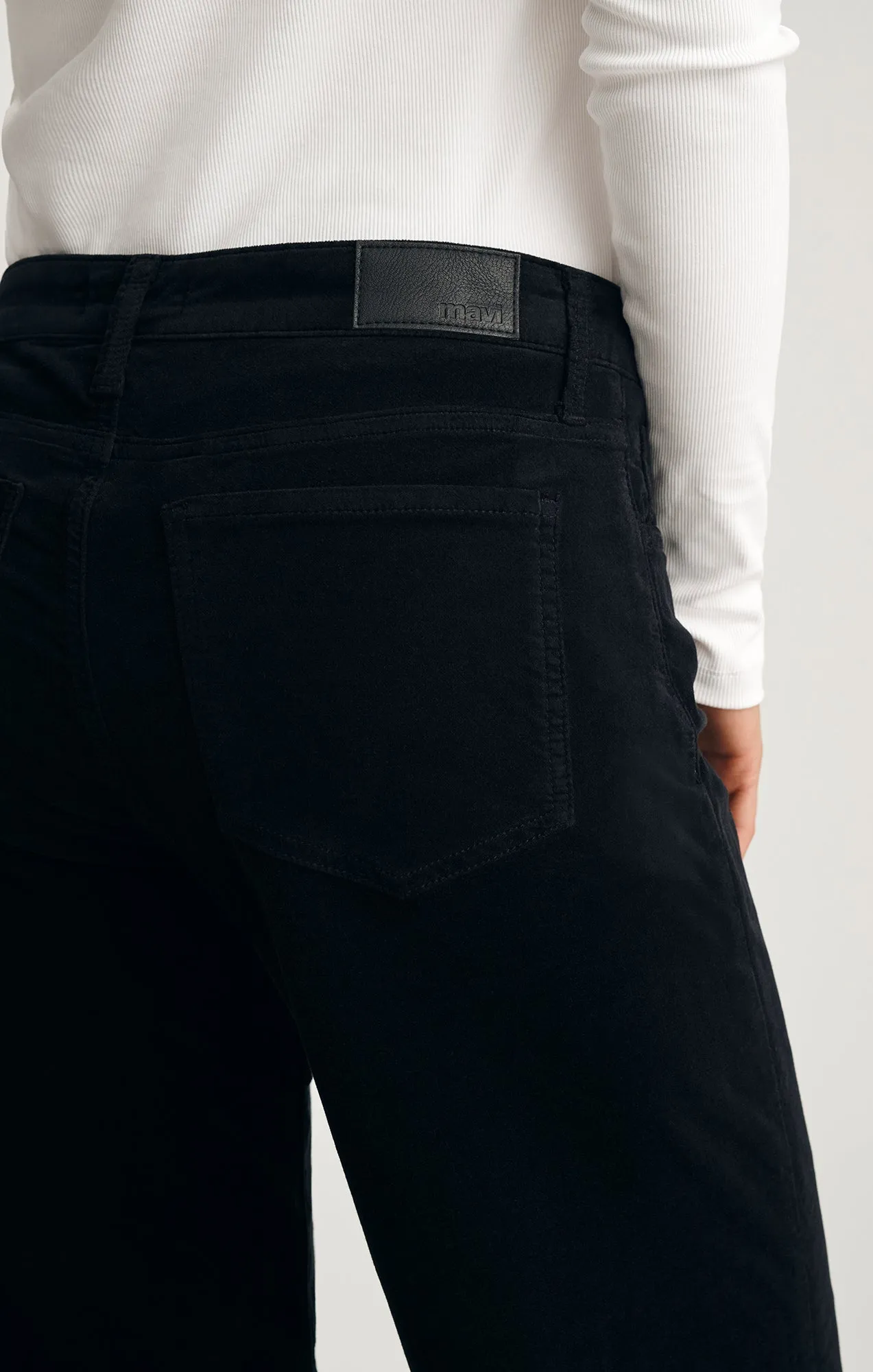 PALOMA WIDE LEG IN BLACK VELVET sold by Mavi product image thumbnail 5